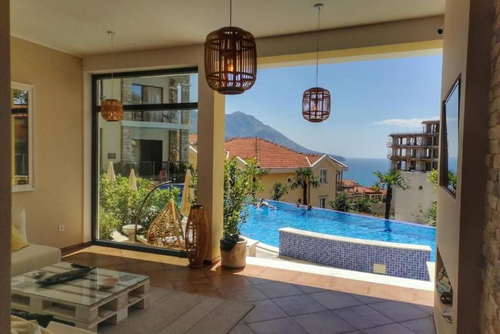 Modern Top Floor Sea View 3Br With Pools, Spa & Fitness Bečići Luaran gambar